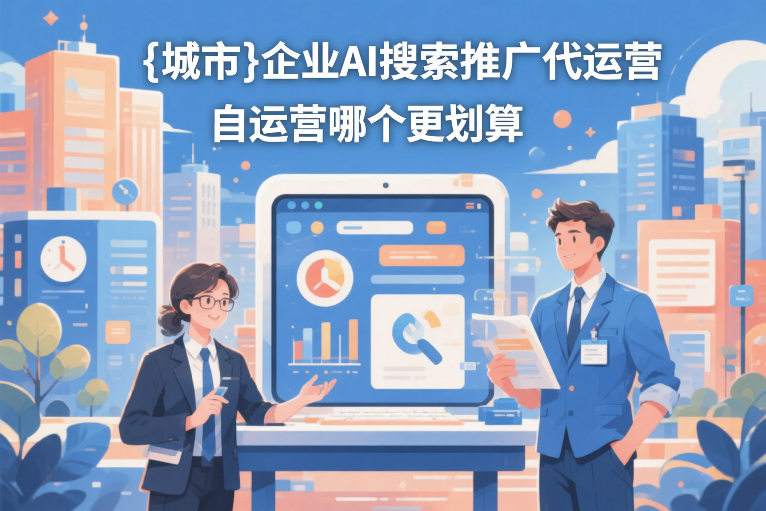 通化企业AI搜索推广代运营和自运营哪个更划算