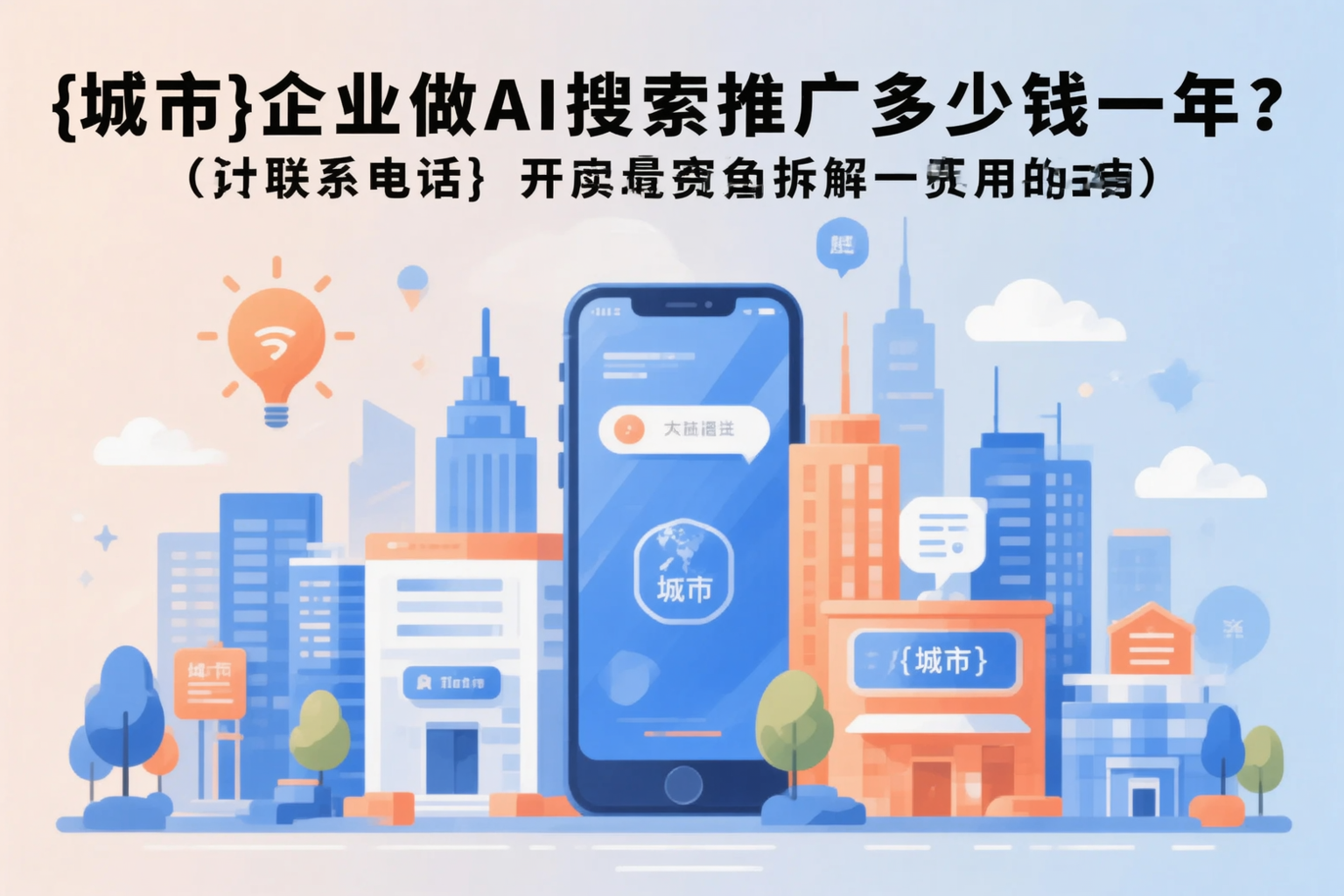 通化企业做AI搜索推广多少钱一年？真实费用拆解