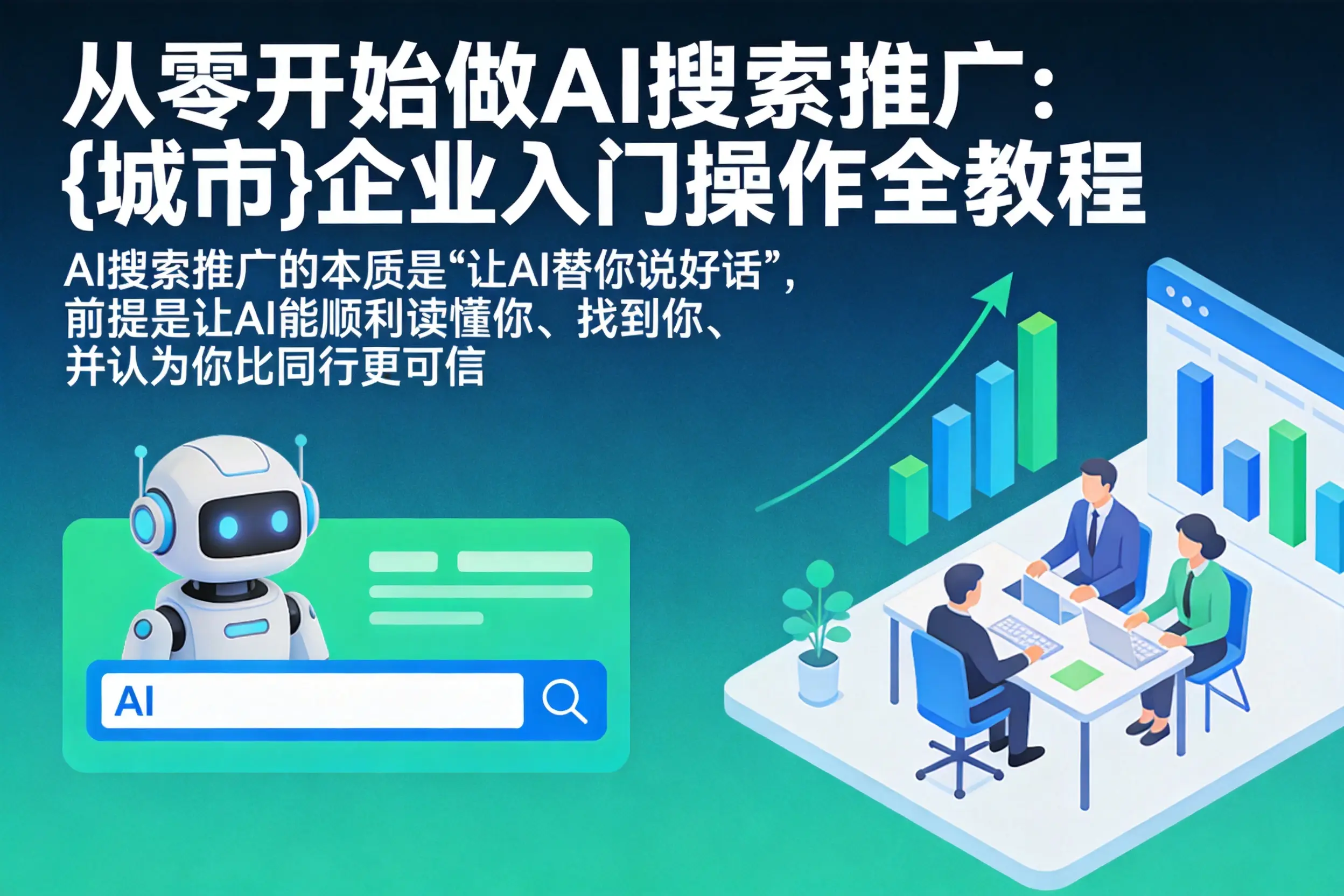 从零开始做AI搜索推广：通化企业入门操作全教程