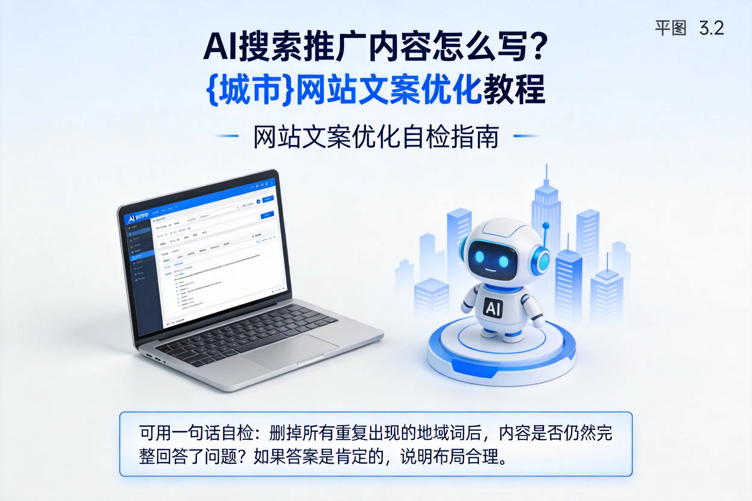 AI搜索推广内容怎么写？通化网站文案优化教程