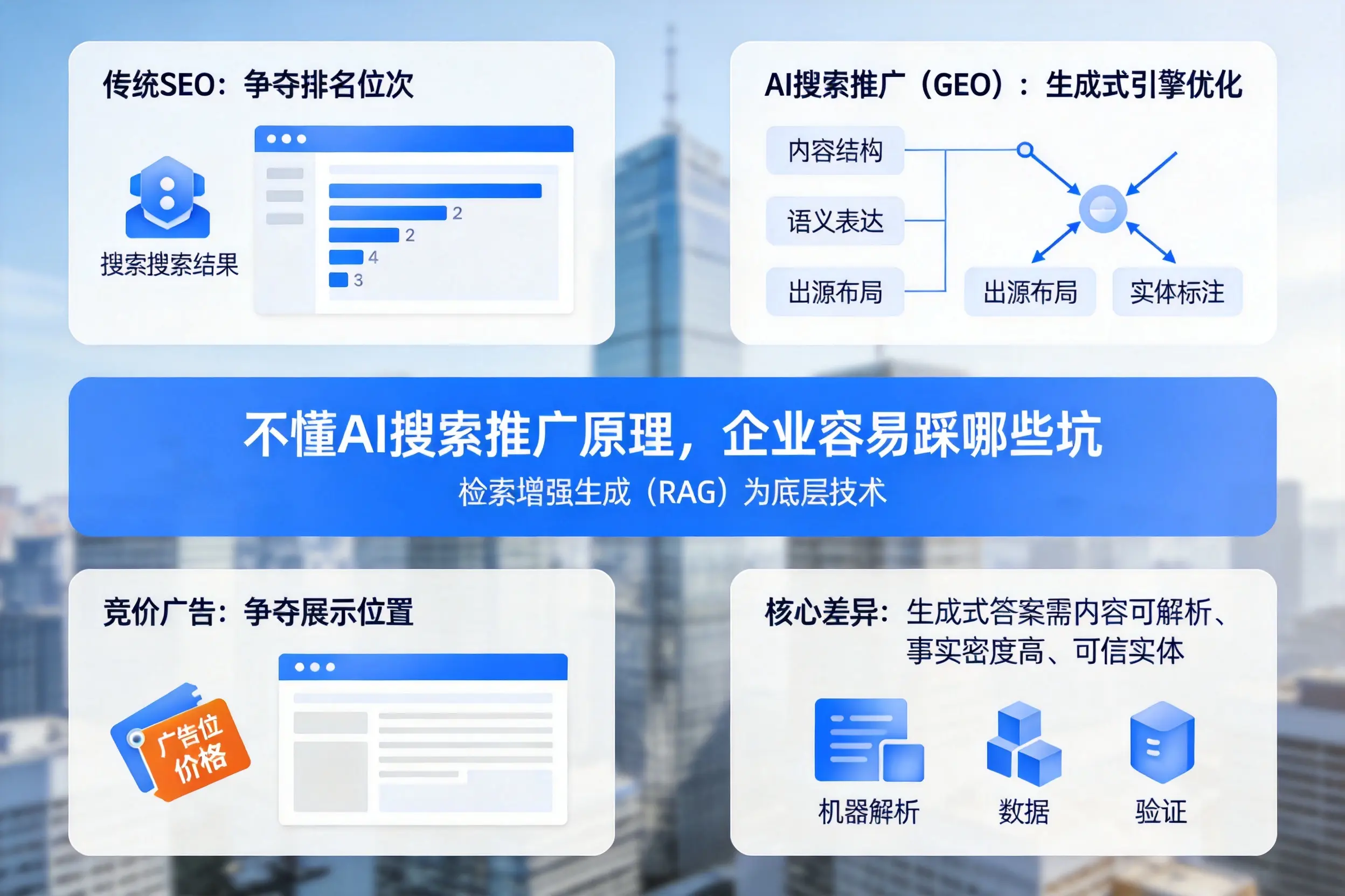 不懂AI搜索推广原理，通化企业容易踩哪些坑