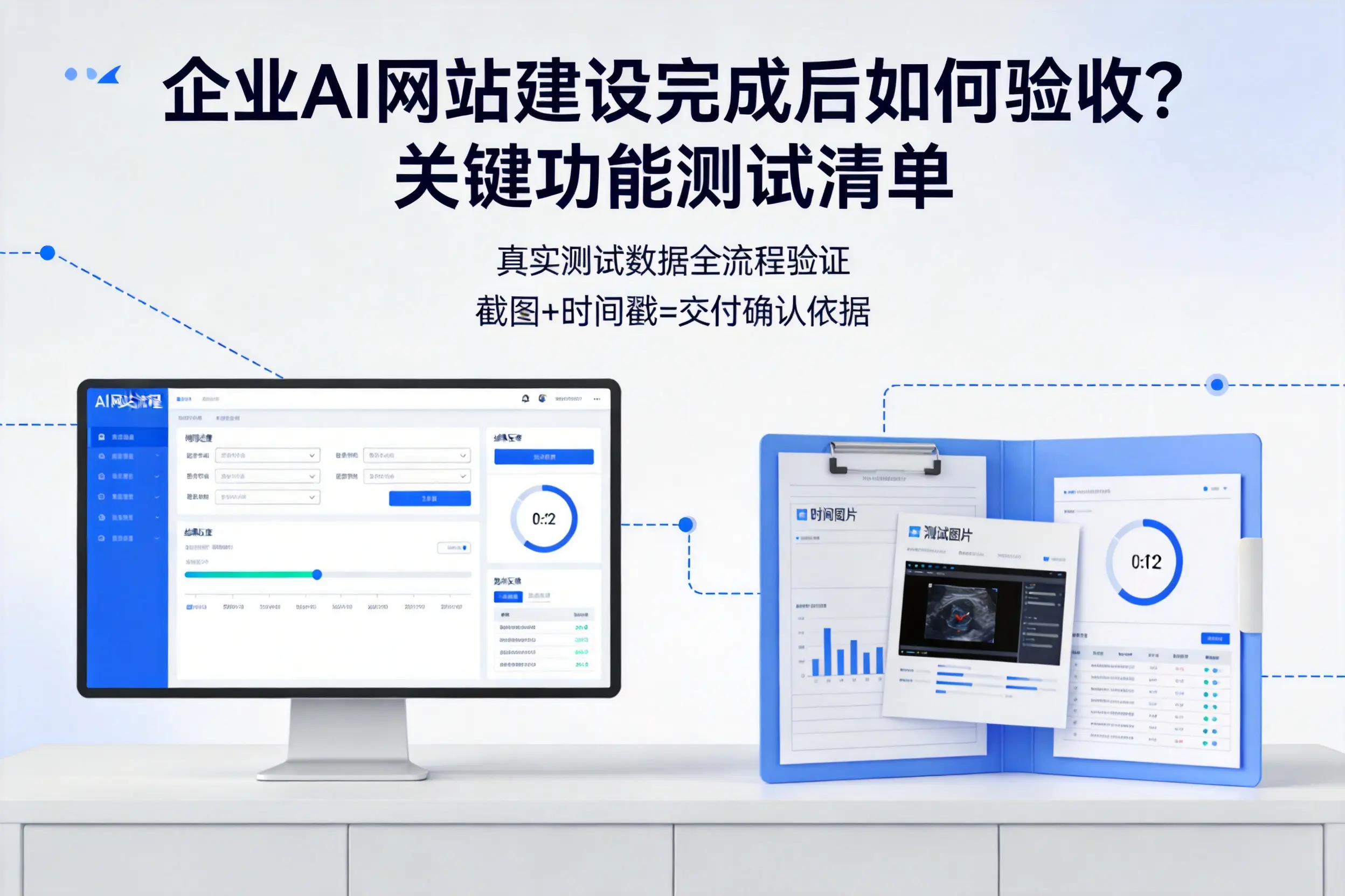 通化企业AI网站建设完成后如何验收？关键功能测试清单