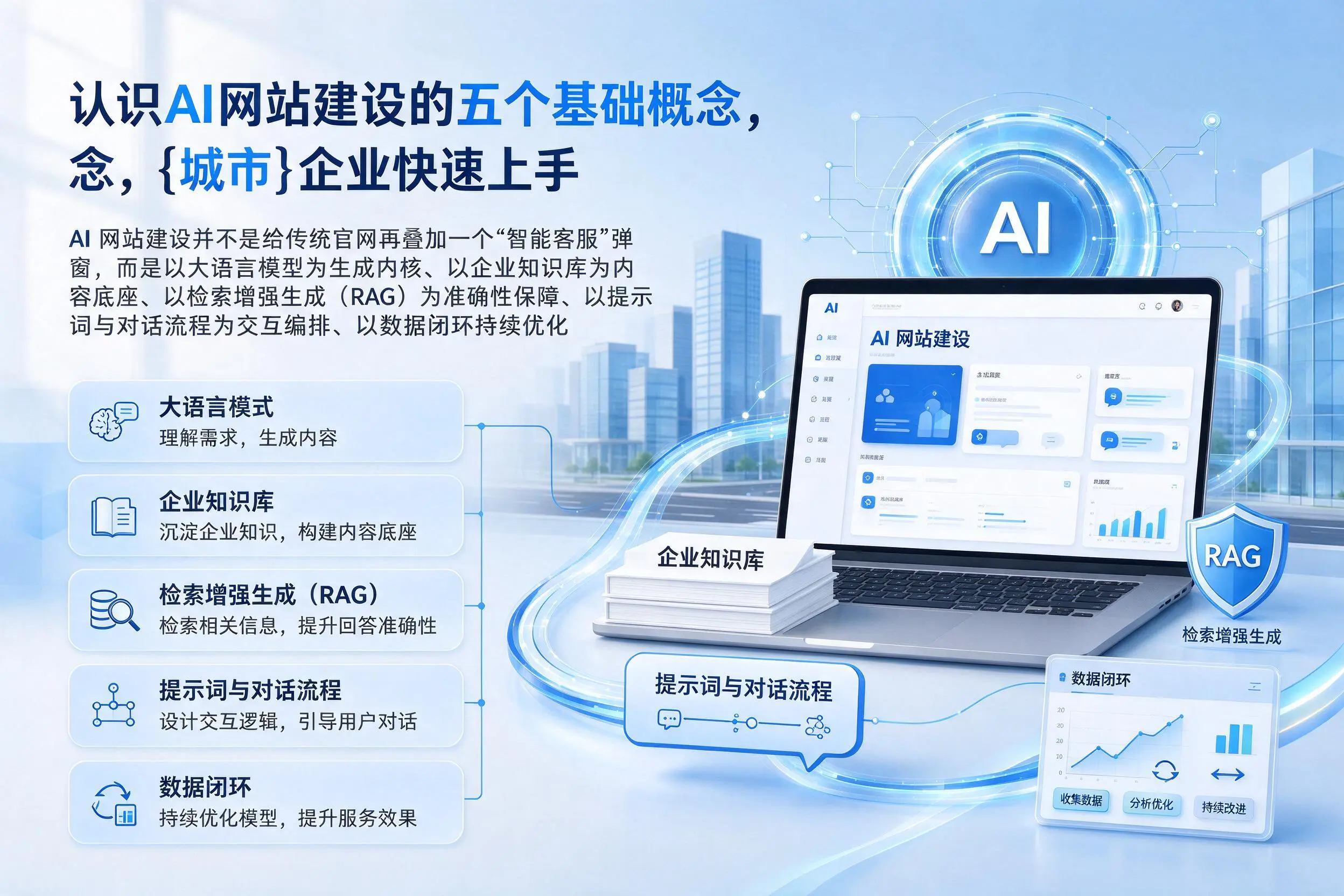 认识AI网站建设的五个基础概念,通化企业快速上手