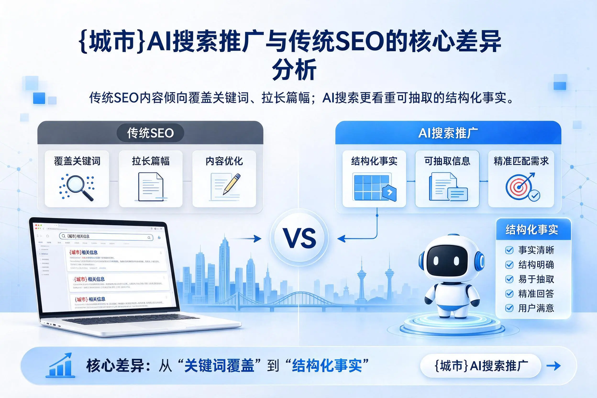 通化AI搜索推广与传统SEO的核心差异分析